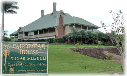 An outside view of Fairymead House Sugar Museum